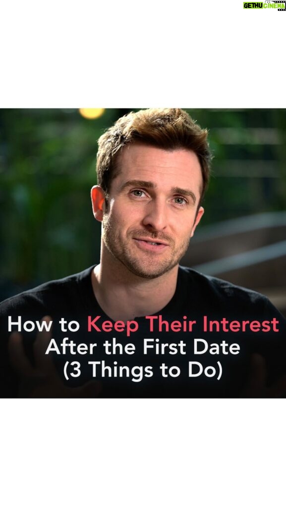 Matthew Hussey Instagram - In today’s new video, I share 3 natural ways to get and keep someone’s interest on a first date and beyond. You can watch the FULL video on my Youtube channel now. Let me know in the comments what you think, I look forward to them.