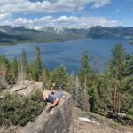 Matthew Lewis Instagram - Lake Tahoe. Most places were closed and I didn’t see a single bear. I did win a stone skimming comp though and as lakes go, it’s quite deep, if you like that sort of thing. I know I do. 8/10