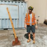 Matthew Lewis Instagram - I am picking up many life skills here in New Zealand and am now available for cutting up any pieces of wood you have lying around. Must provide own chainsaw and high-vis. @babydonefilm