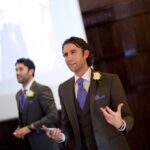 Matthew Lewis Instagram - Splitting best man duties at our kid’s wedding this summer... with our other kid. Probably the most nervous I’ve ever been before anything. Thrilled to be a part of the beautiful couple’s new life. @editbotlewis @sarahprobin @mranthonylewis #SimplyTheBest