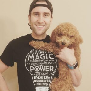 Matthew Lewis Instagram - Only 1 day left to get a @Lumos t-shirt! Enter and you could win a visit to the set of the Fantastic Beasts sequel: http://bit.ly/2h2Q9YV #PoodleNotIncluded