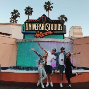 Matthew Lewis Instagram - A little trip to @unistudios while I’m in town. Thanks for letting me stop by for old time’s sake. #wizardingworldhollywood #theowlandmegowayback