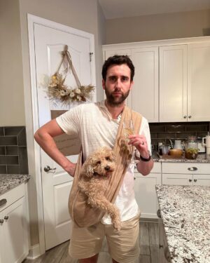 Matthew Lewis Instagram - New Year’s resolution: look less wasted in photographs. 

In my defence, he encourages it. #devilonmyshoulder