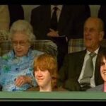 Matthew Lewis Instagram - This was as close as I ever got to Her Majesty. I, along with a few of the old gang, were invited to sit with her at the palace while we watched a little film we made for her 80th birthday. I think she liked it. Quite an honour for a northern monkey sporting a black eye, let me tell you. The second image is a picture hanging in my office because I’m a weirdo. Truth be told, anyone who knows me, knows me to be a contradiction. Everything about me screams republican (small-r, not the dreadful elephant kind). I think monarchy is mad, in this or any century. Even writing this all seems, frankly, a bit silly. And yet… and yet. For better or worse, so much of my identity is wrapped up in it, has always been. More so living abroad these last few years, and with all the “leaders” the UK has been burdened with, HM was a constant, part of an intangible sense (illusion?) of stability. I can’t think of much else to say, nor why I even felt compelled to say anything at all but I guess, after a lifetime of service to her country, I hope that she may now rest in peace. GSTK.