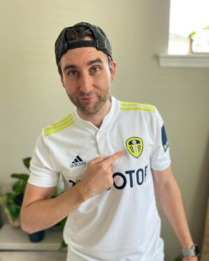 Matthew Lewis Instagram - Well, here we are. The calm before the storm of a new season. With thanks to @leedsunited and @andrearadrizzani for making sure I’m kitted out before we play Scum tomorrow and for allowing me to tag along on this wild ride. The other box is empty because I’ve already had the away shirt on all week 😍 #mot #alaw #lufc