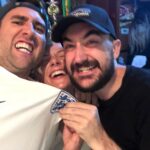 Matthew Lewis Instagram - Throwback to 2018 when we got wrecked watching England at 6am in LA and then crashed a baby shower. The parents were cool with it because even out in California back then they knew what we know now… it’s coming home 🏴󠁧󠁢󠁥󠁮󠁧󠁿 @conormcdphoto