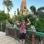 Matthew Lewis Instagram - Volcano Bay. The highest peak in the state of Florida. And it’s got a slide in it. Does your highest peak have a slide in it? Only mad dogs and Englishmen go out in the midday sun. And the Florida winter apparently. Had the place to ourselves. Class. @universalorlando