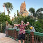Matthew Lewis Instagram - Volcano Bay. The highest peak in the state of Florida. And it’s got a slide in it. Does your highest peak have a slide in it? Only mad dogs and Englishmen go out in the midday sun. And the Florida winter apparently. Had the place to ourselves. Class. @universalorlando