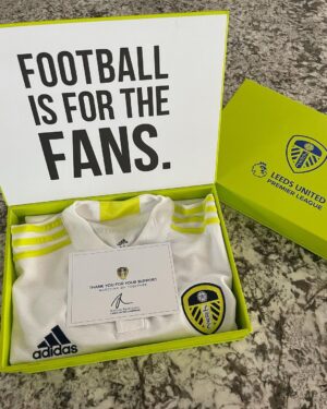 Matthew Lewis Instagram - Well, here we are. The calm before the storm of a new season. With thanks to @leedsunited and @andrearadrizzani for making sure I’m kitted out before we play Scum tomorrow and for allowing me to tag along on this wild ride. The other box is empty because I’ve already had the away shirt on all week 😍 #mot #alaw #lufc
