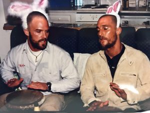 Matthew McConaughey Instagram - bongos, bunny ears and blessings 
#happyeaster