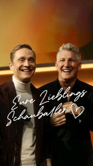 Matthias Schweighöfer Instagram - Wer kennt sie nicht ... 
Liebe Grüße von euren Lieblingsschauballern!
Credit: @storybookstudios.ai

#wettendass @bastianschweinsteiger