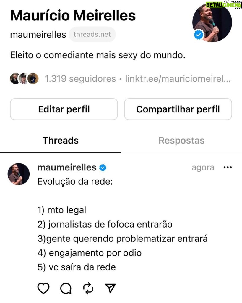 Maurício Meirelles Instagram - 15 anos de Twitter. Já cheguei contando verdades.