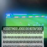Maurício Meirelles Instagram - Assistindo jogo do Botafogo