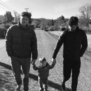 Max Carver Instagram - Happy Holidays from Uncle Max and Uncle Charlie. Little Max sends his best.