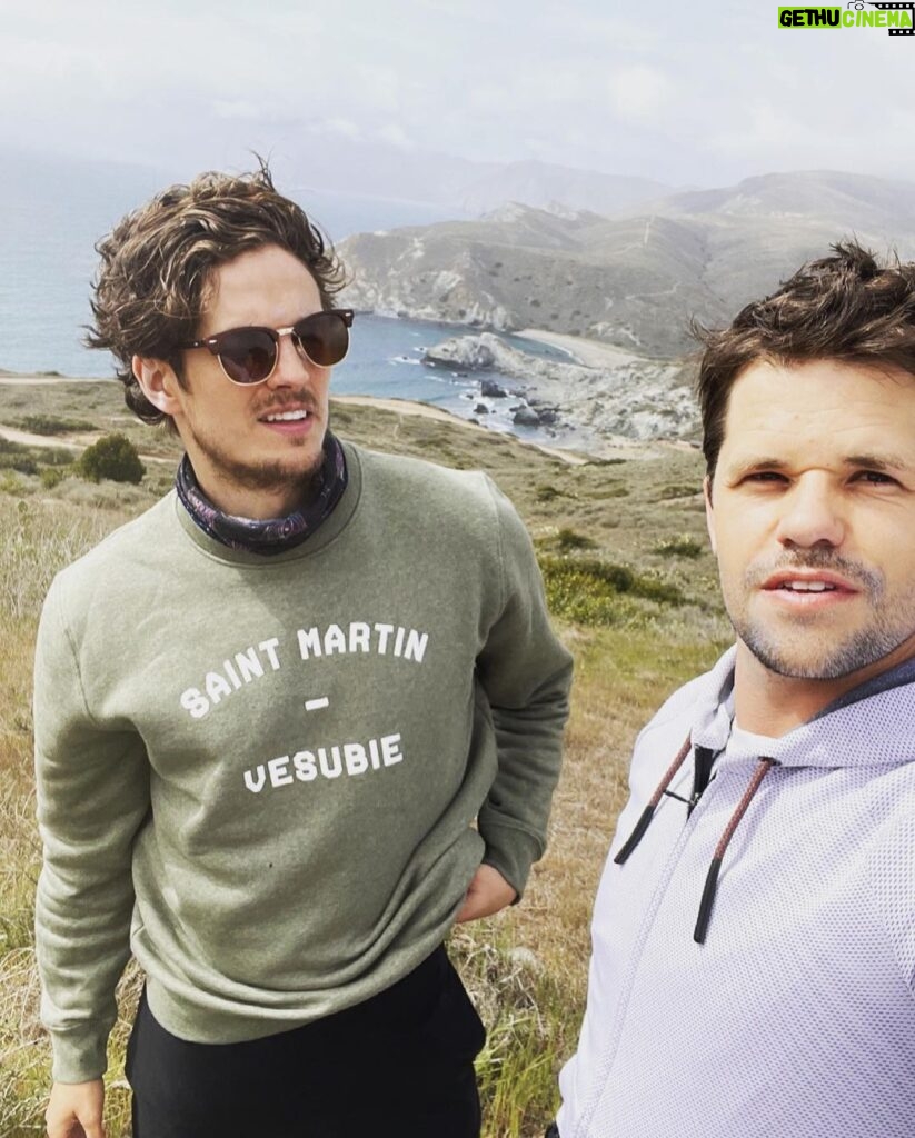Max Carver Instagram - Been quite the ride so far... had no idea we could fit a couple days of adventure into some bags on a bike. Highly recommend :) thanks @outer.shell for outfitting us for such an outing and @cafeducycliste for the killer outfits #bikepacking #travel #adventure #nature Catalina Island