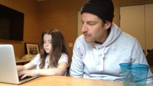 Max Greenfield Instagram - #cups #homeschool @annakendrick47