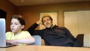 Max Greenfield Instagram - Wednesday @dualipa #homeschool