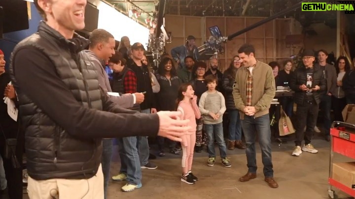 Max Greenfield Instagram - #TheNeighborhood fam singing Happy Birthday to my hard working assistant and daughter Lilly. 10 years old today. Your mom and I are as proud and exhausted as we’ve ever been.
