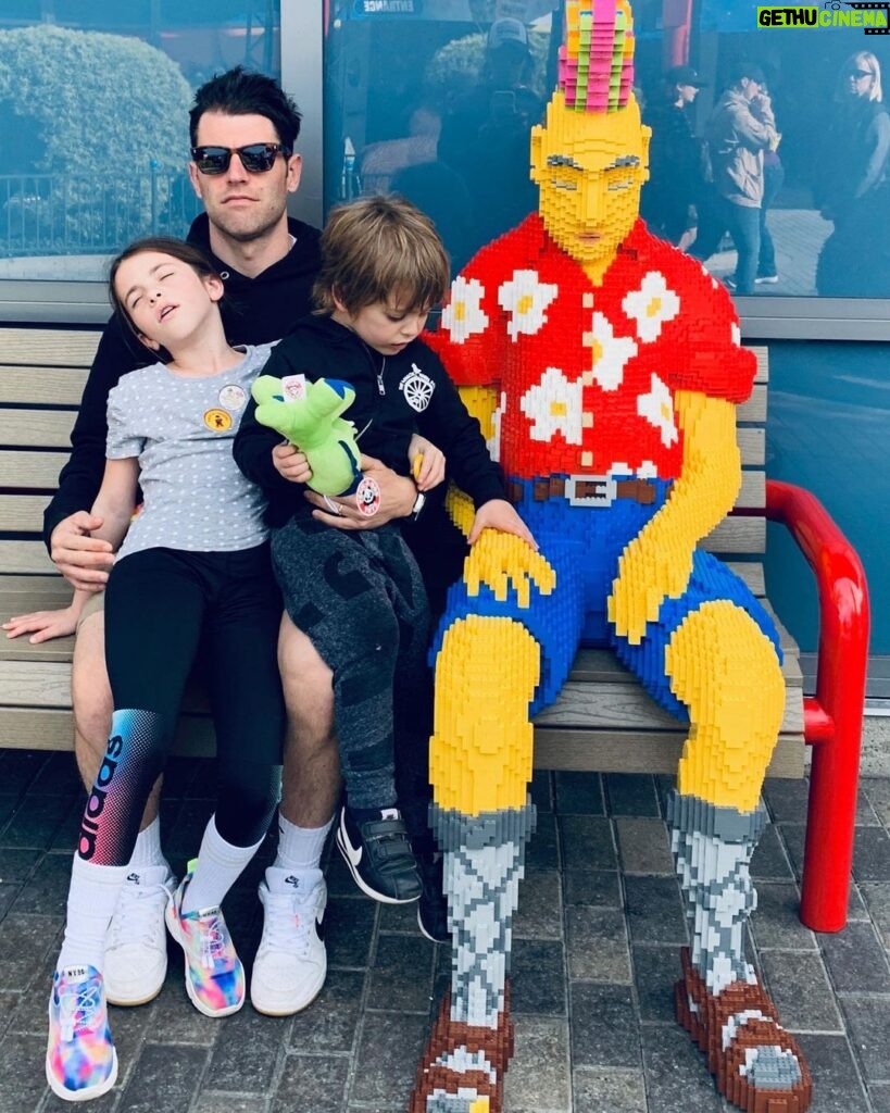 Max Greenfield Instagram - I usually don’t post pictures of my kids but thought this might help a lot of people. Absolutely crushed #LEGOLAND #happythanksgivng Photo cred: @tesssanchezgreenfield