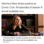 Max Greenfield Instagram - The internet is cool and can do whatever it wants @hulu drops #veronicamars S4 today