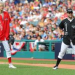 Max Greenfield Instagram - Celebrity Softball Game #HotelDiablo