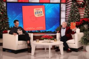 Max Greenfield Instagram - Thank you to my dear friend @thelesliejordan for having me on as his guest @theellenshow 
#idontwanttoreadthisbook
#streisand