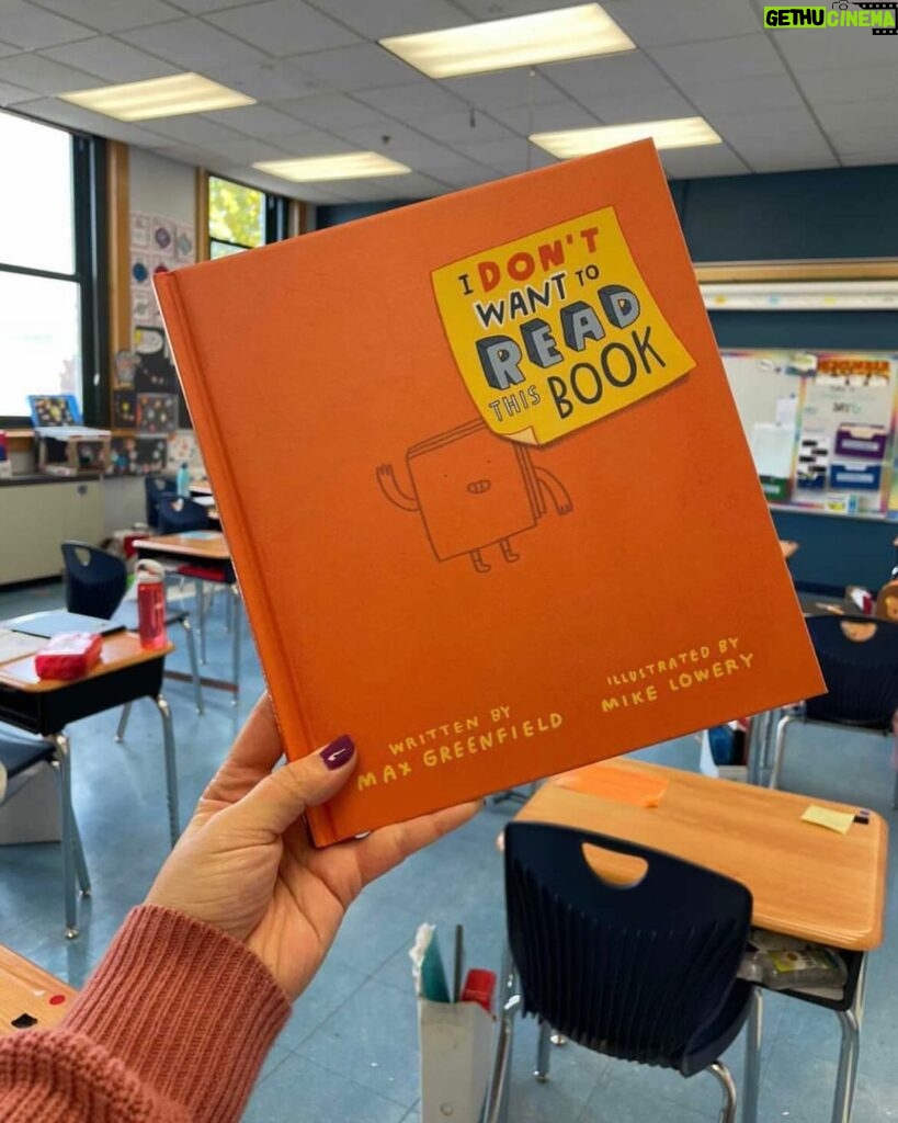 Max Greenfield Instagram - So incredibly grateful that #IDontWantToReadThisBook is making its way into classrooms. Thankful for every teacher out there and deeply sorry to the ones who had me as a student #YOUTHS #HappyThanksgiving