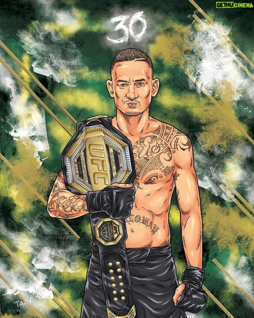 Max Holloway Instagram - It's rare that you see a fighter that's universally beloved the way Max Holloway is. Not just by fans, but by his peers too. It's because Max is a stud both inside and outside of competition. He'll go to war with you, push you to your limits, and then be friends with you. This sport is lucky to have a guy like Max Holloway representing it. He's the type of fighter that influences kids to train and be respectful which is what martial arts is all about #TAOF17