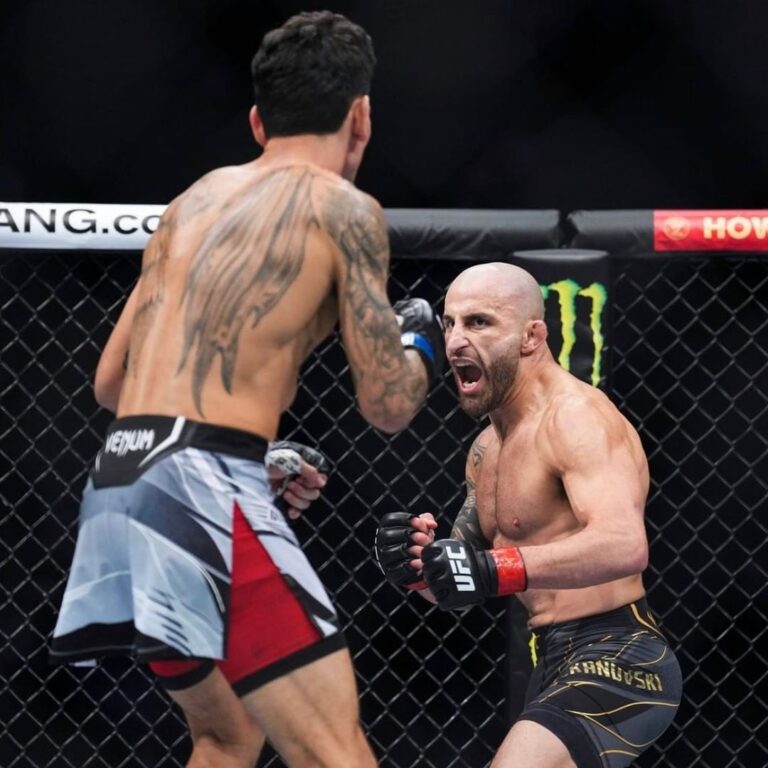 Max Holloway Instagram - I'm still up 2-0 on knockdowns for trilogy. Prob gonna need a 4th to settle this. 😂 Just playing. Congrats to my brother @alexvolkanovski . Go get that 55 strap. You earned the shot. You're #1 P4P right now. To all the fans do not cry for me Argentina. This is part of life. We need to rebuild and we will. I love you!