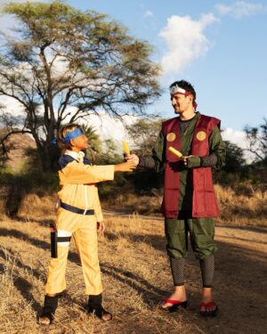 Max Holloway Instagram - “The Tales of Naruto UzumakI”- Jiraiya🍥 Happy Holloween from the Holloways🎃 #halloween #naruto