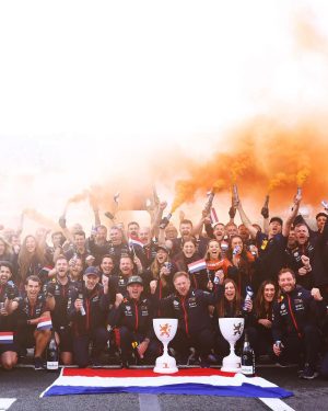 Max Verstappen Instagram - Winning 9 races in a row is a truly incredible achievement, which I’m extremely proud to be a part of @redbullracing 🙌 Today was a challenge, but the car was an unbelievable rocket ship, let’s keep this going and keep pushing 👏