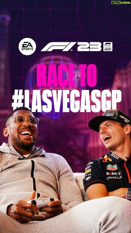 Max Verstappen Instagram - 🥊 AJ x MV 🏁 A heavyweight collaboration 😉 Verstappen shows Joshua the ropes on #F123 under the lights of the Las Vegas strip 🎰 Pick up F1® 23 on sale, right now for a limited-time ⌚
