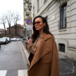 Maya Jama Instagram – Philosophy to Marni to dinner etc Milan, Italy