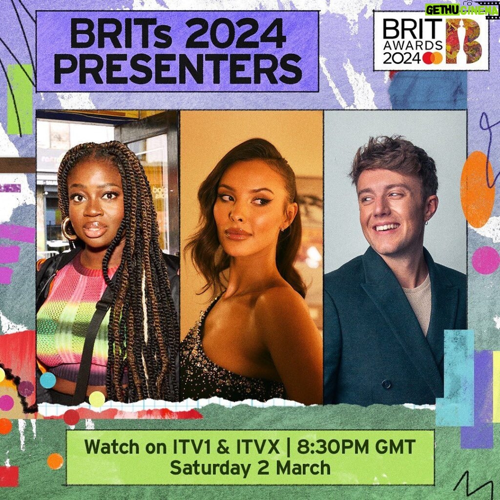 Maya Jama Instagram - She’s hosting The Brit Awards💫 Realised I don’t post as much work stuff on here as I should but I wrote down a list of goals as a presenter as soon as I left my retail job and this was the final one I had to tick off🥹 To say 16year old me wouldn’t believe it would be a lie, every single goal I wrote down I knew was possible I just had no idea when or how, self belief & prayer is so crucial, if you believe it you can achieve it as cliche as that is, looking back at it all got me emosh, there’s beauty in the journey.. & here we are 🙏🏽 Pic 2 is the first time I ever attended at 21 and I hadn’t learnt how to pose on red carpets so my fist was clenched behind my back from nerves 😂 Pic 3 is the first time I hosted the red carpet show in 2018 Video is me doing interviews for the Critics choice performances in 2016 Hosted the pre show a few years in a row, last minute stint on the main show & nowww il see you on March 2nd with the guyssss 👋❤️