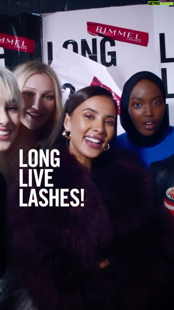 Maya Jama Instagram - The future of mascara is here🤌🏽 In loveee with this Wonder’Bond Mascara, my new go to for longer lashes that look fab and also look after my lashes too.. out now 😍 @rimmellondonuki #ad