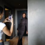Maya Jama Instagram – Dolce show was beautiful 🖤 Milan, Italy