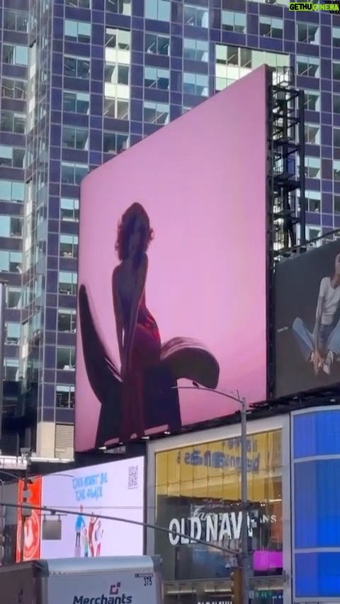 Maya Jama Instagram - This year has been incredible for so many reasons, Vogue cover was a life goal & I only started hosting love island this year in January but having a red wine on a plane flying from filming my first international show doing a job I love and being sent this put it in perspective. A BILLBOARD IN NEW YORK TIMES SQUARE IS MENTAL 🥲🥲🥲 so grateful. Anyone who’s been following from my teenage YouTube days or even the last few years will know it’s a journeyyyy but I wouldn’t change a thing. (Might draft this later but I’m in such a happy bubble right now) ❤️❤️