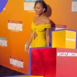 Meagan Good Instagram - Nothing but culture at #CultureCon 🙌🏾 Panelists Meagan Good, Kendrick Sampson, Jamal Henderson, and Danielle Young showed up stylish as ever as they discussed their journeys leveling up across the industry #HarlemEverAfter