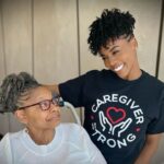 Meagan Good Instagram - Hey! Happy Thursday all 🙋🏽‍♀️! My sis @TheRealBrandee‘s shop is now OPEN 🙌🏾!   shop.brandeeevans.com 🛍 This design honors those who care for our beloved family members, our elders, our children, our patients, and the disabled... Wear it proudly! 💪🏾😌🙏🏾 #CaregiverStrong