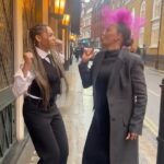 Mel B Instagram - always the best time wiht mybaby girl you really make me laugh doing these things in the middle of a busy road How did i do?? 😂😘