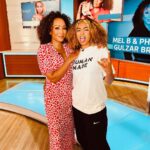 Mel B Instagram - Had a little bit of fun this morning on @gmb with my daughter she is just “too cool for school”🙄😜✌🏾tonight is the night @phoenixisphoenix I will be cheering you on baby girl on @thegamestv finale