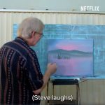 Melissa McCarthy Instagram - The fact that Ben and I got to paint with Steve Ross (Bob’s super talented son!)…what a fever dream! 🎨The documentary on Bob Ross is available to stream now on @netflixfilm