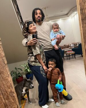 Melvin Gregg Instagram - Damn we missed the matching pajamas memo…. We’ll be back next year!🎄