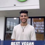 Mena Massoud Instagram - The best vegan fast-food joint in the world! #vegan #fastfood #fyp