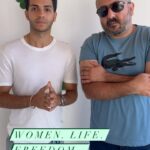 Mena Massoud Instagram - We stand with the women of Iran, the people of Iran and all the people around the world fighting for the right of choice to live their lives with peace and dignity . Women. Life. Freedom. #mahsaamini #iranrevolution #womanlifefreedom