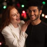 Mena Massoud Instagram - We were talking about that vegan life and @madelame got hungry. #HotelfortheHolidays on @amazonfreevee this Christmas 🎄