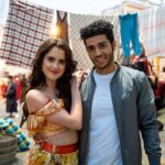 Mena Massoud Instagram - Secret: The only pants in this photo are the blue ones hanging to dry. GO WATCH #TheRoyalTreatment on @netflix