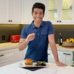 Mena Massoud Instagram - The #plantbased food industry is booming, but still often leaves something to be desired when it comes to delicious, crave-worthy flavor. Eating healthy and sustainably is important – but if plant-based food doesn’t taste amazing, it just won’t appeal to the masses. When I’m introducing people to vegan foods, taste is the ultimate driver of what makes it into my grocery cart or menu order, and that’s why I am incredibly excited to tell you about @motif_foodworks! They are re-inventing the rules using innovative science and ingredients – just look at this delicious animal-free burger! Check out the link in my bio to learn more! #ad