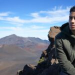 Mena Massoud Instagram - Tried all the filters but the original looked the best. Not talking about the photo 🧐 Be grateful for what you HAVE and what you WANT will come. Haleakala Crater