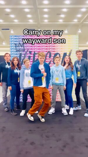 Merrick Hanna Instagram - Carry On My Wayward Son 🌟 @merrickhanna #agt #kansas #sharpefamilysingers